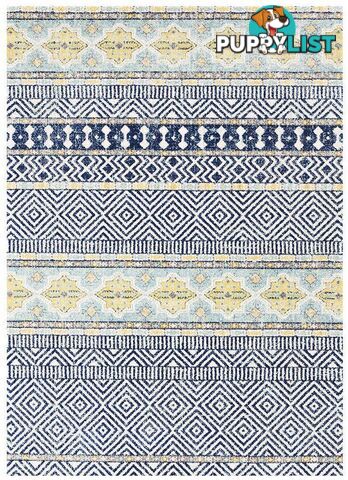 Oasis Sabrina Navy Tribal Rug - Unbranded - 9375321846226