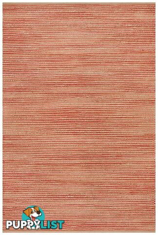 Parade Coral Stripe Rug - Unbranded - 9375321880459