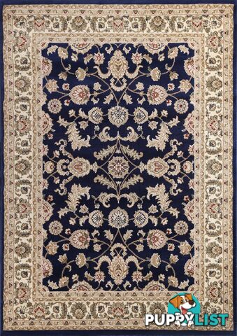 Ash Navy Cream Rug - Unbranded - 4344744432380