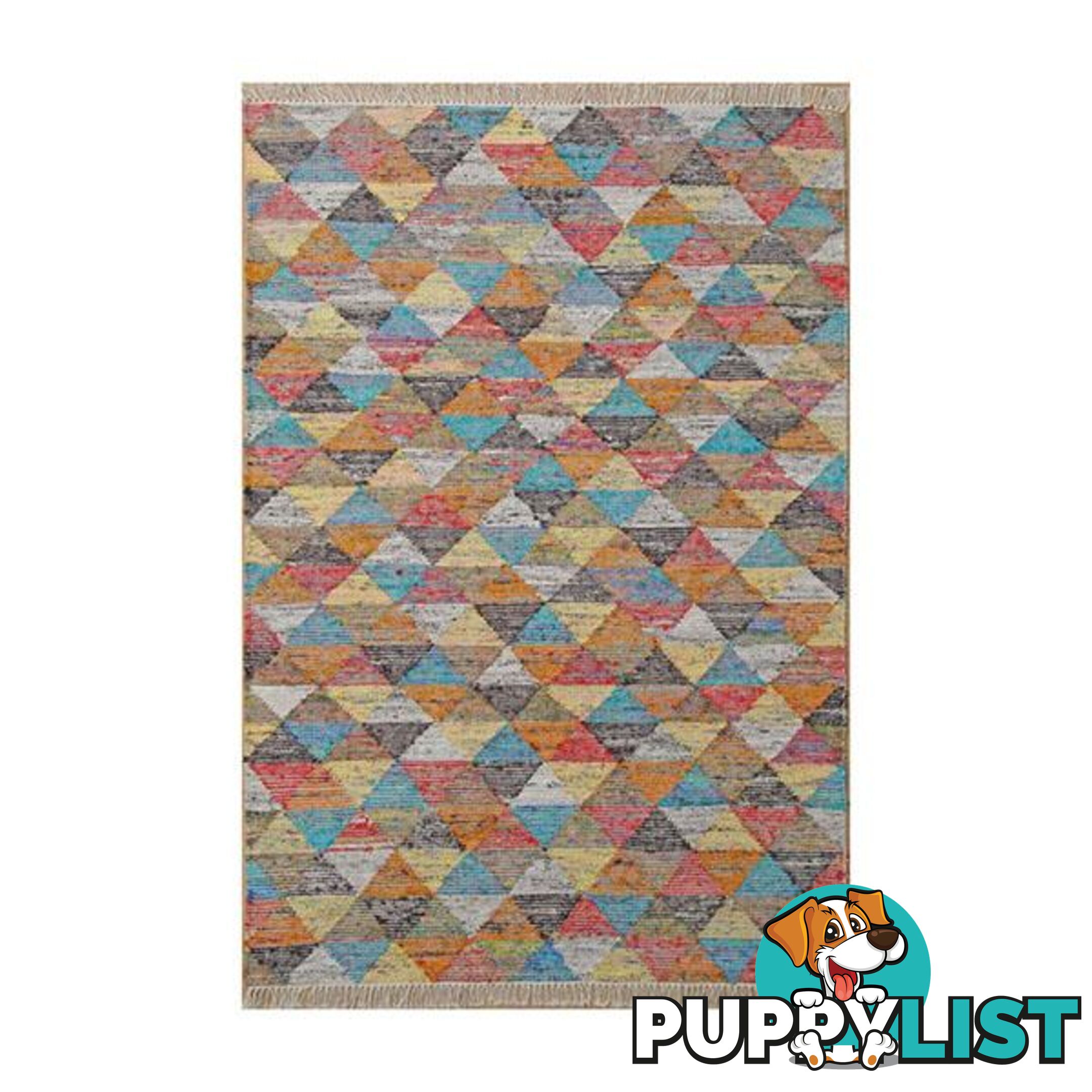 Triangle Flatweave Multi Rug - Unbranded - 7427005891700