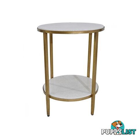 Chloe Side Table Gold - Side Table - 9320294096901