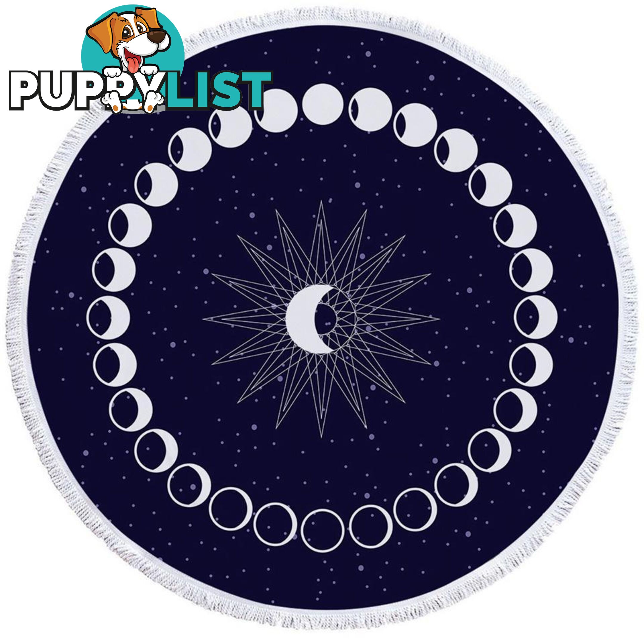 Moon Time Beach Towel - Towel - 7427046306850