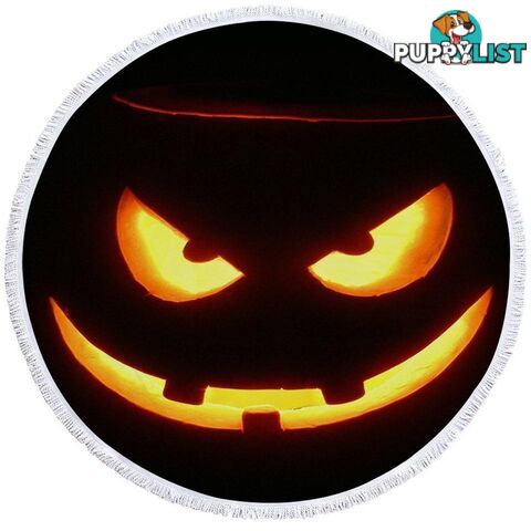 Halloween Smile Beach Towel - Towel - 7427046325660