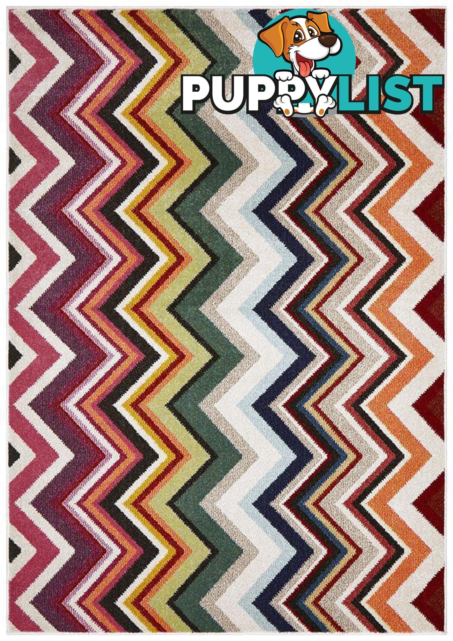 Gemini Colour Chevron Rug - Unbranded - 999999121114