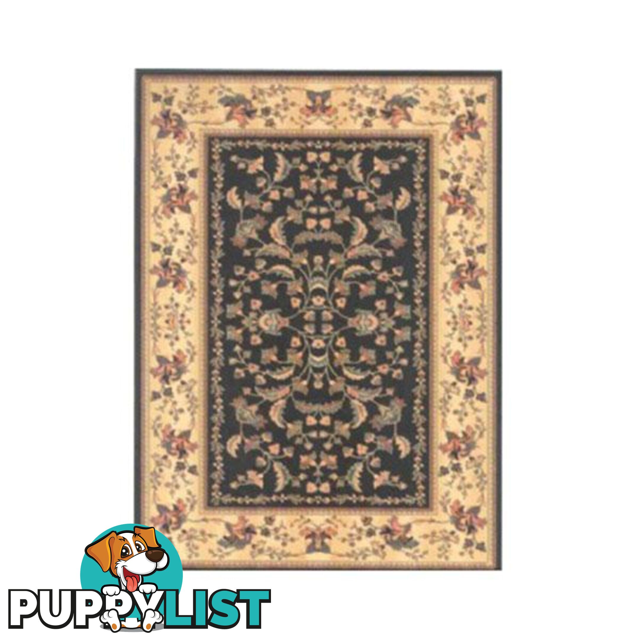 Chiraz Beige Floral Luxurious Rug - Unbranded - 9476062120832