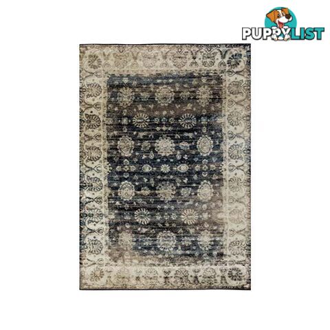 Raffia Traditional Black Rug - Unbranded - 787976627942