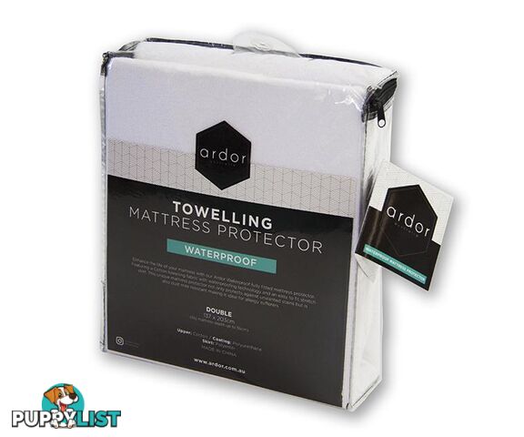 Ardor Towelling Waterproof Mattress Protector - Ardor - 9319288268523