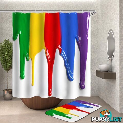 Melting Colors Shower Curtain - Curtain - 7427046121910