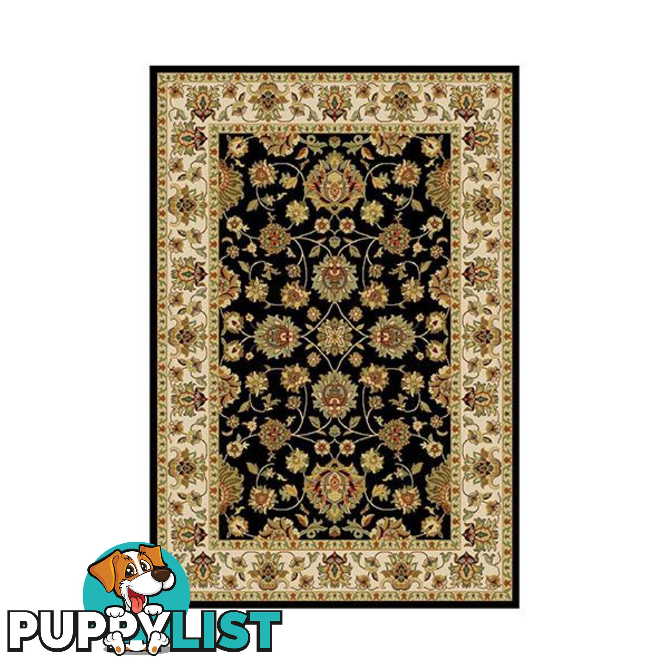 Black Agrabah Traditional Rug - Unbranded - 9476062098018