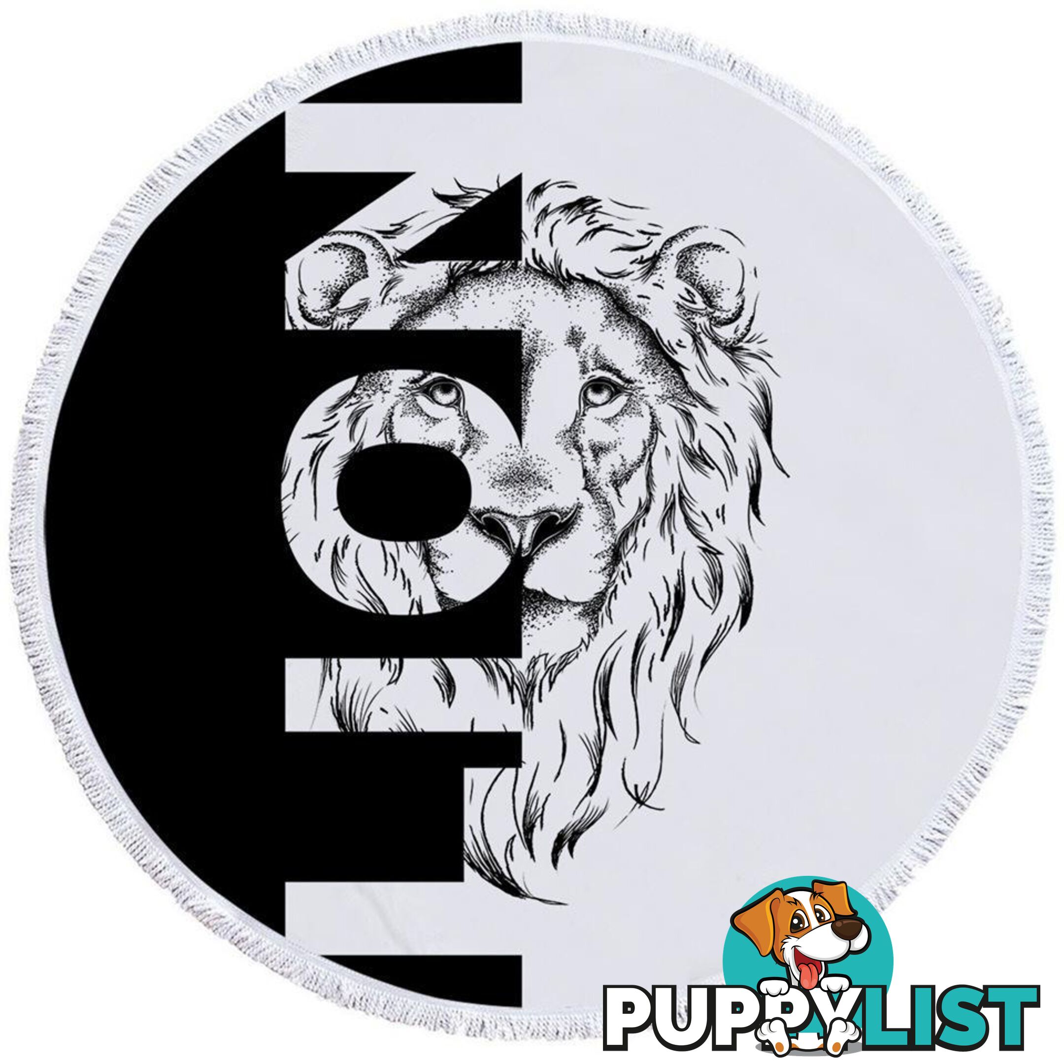 Lion Beach Towel - Towel - 7427046344135