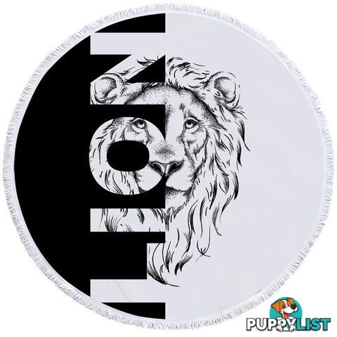 Lion Beach Towel - Towel - 7427046344135