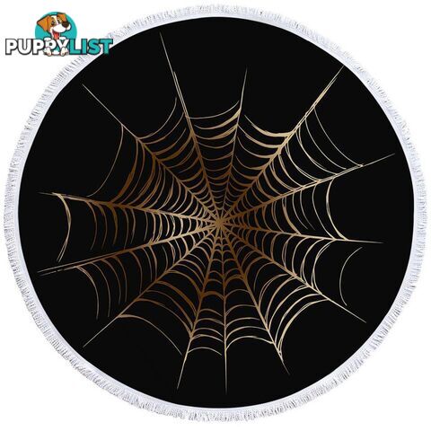 Spider Web Beach Towel - Towel - 7427046313940