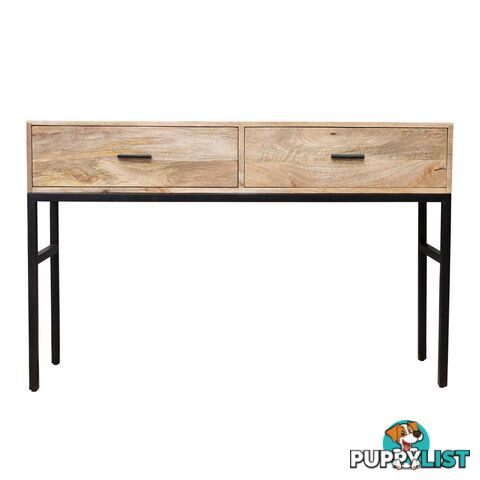 Haines Console Table 118x30x76cm Natural - Unbranded - 7427046148580