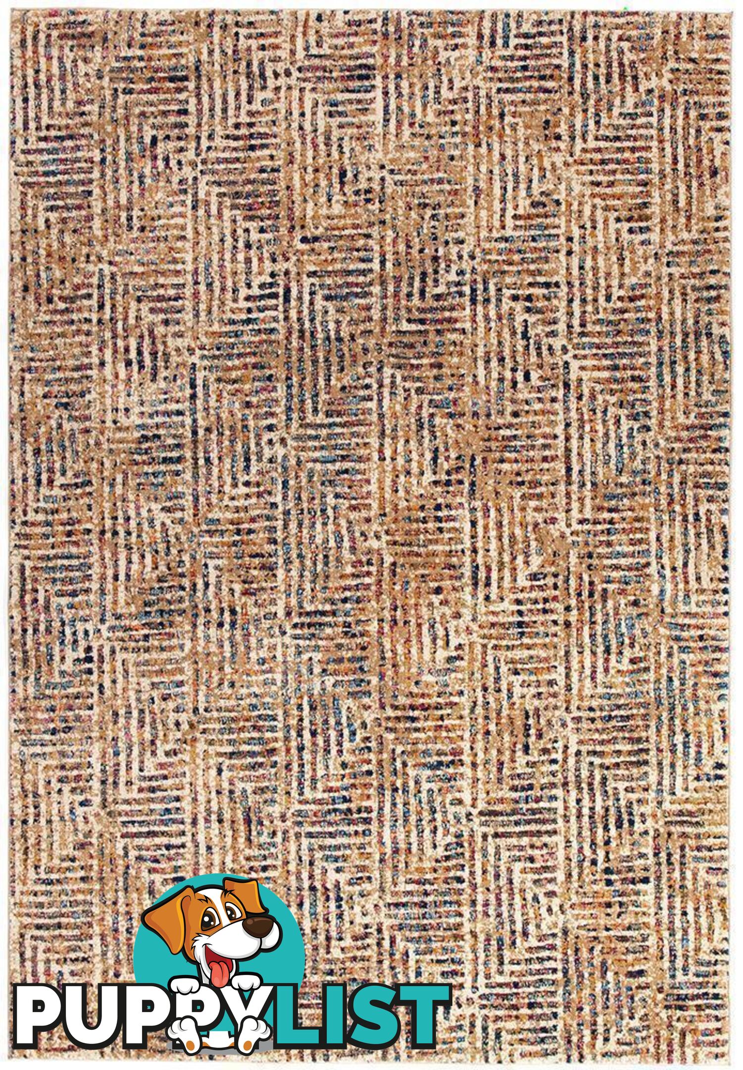 Dreamscape Movement Modern Multi Rug - Unbranded - 8694561187199