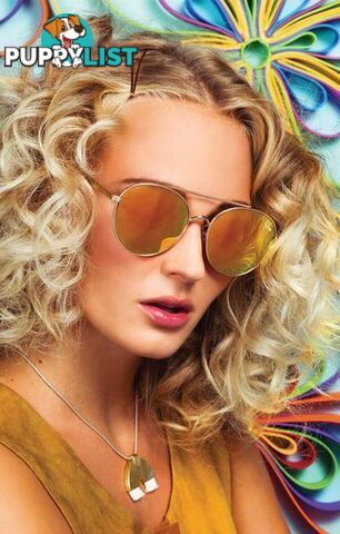 Quay Eyeware Circuslife - Gold / Pink Mirror - Quay Australia - 4326500393999