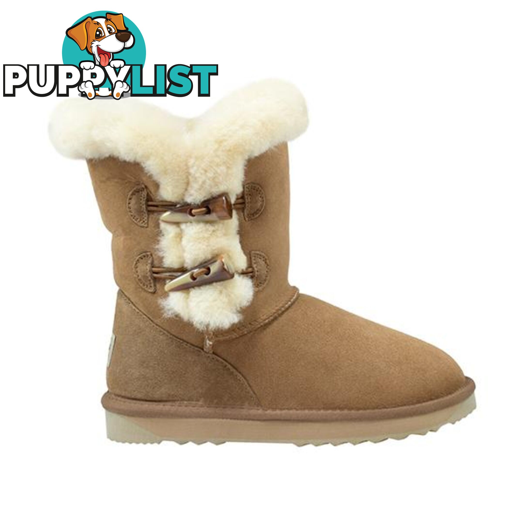 Comfort Me Australian Made 2 Button Shark Ugg Boot - Comfort Me - 787976609030