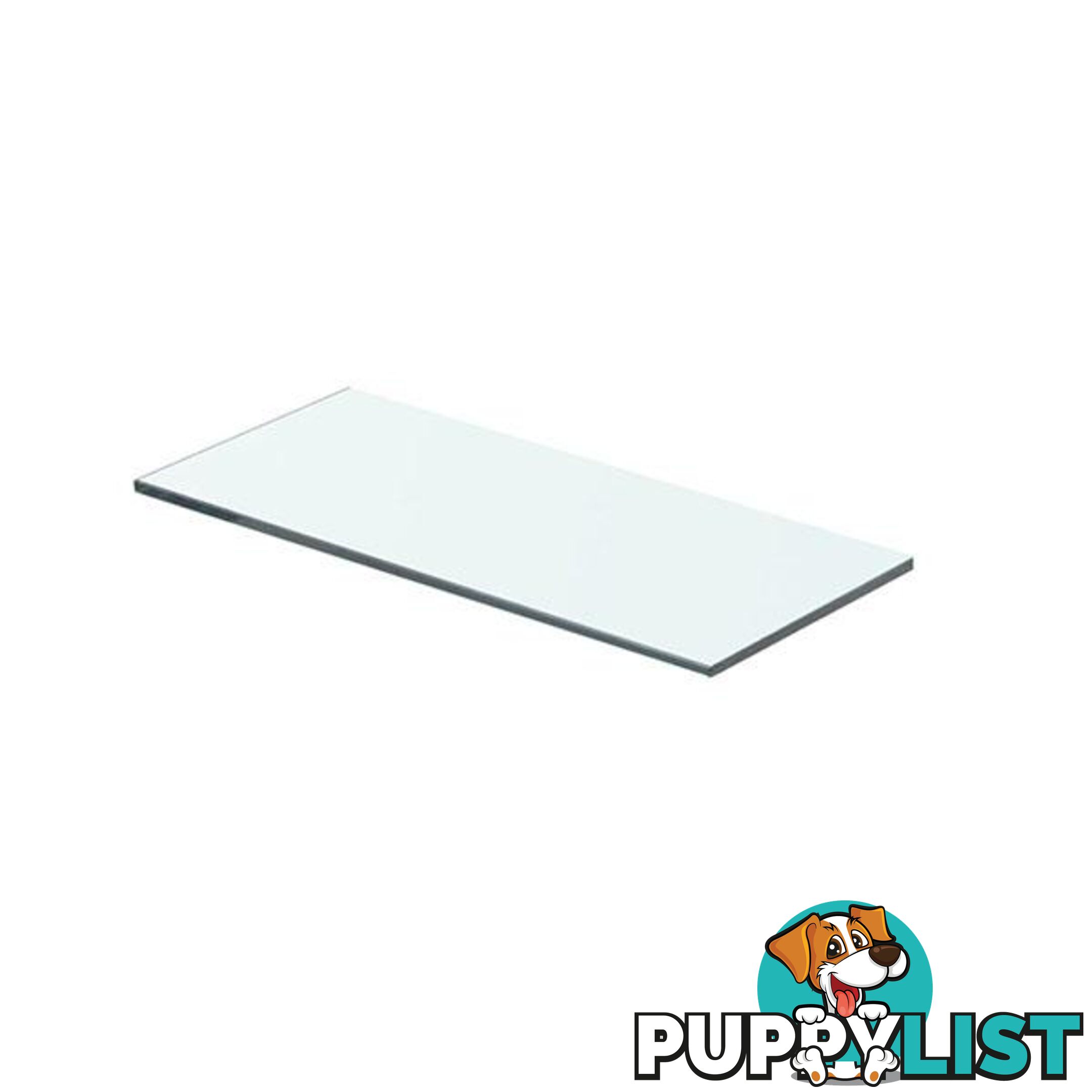 Shelf Panel Glass Clear 40 X 12 Cm - Shelf - 8718475526919