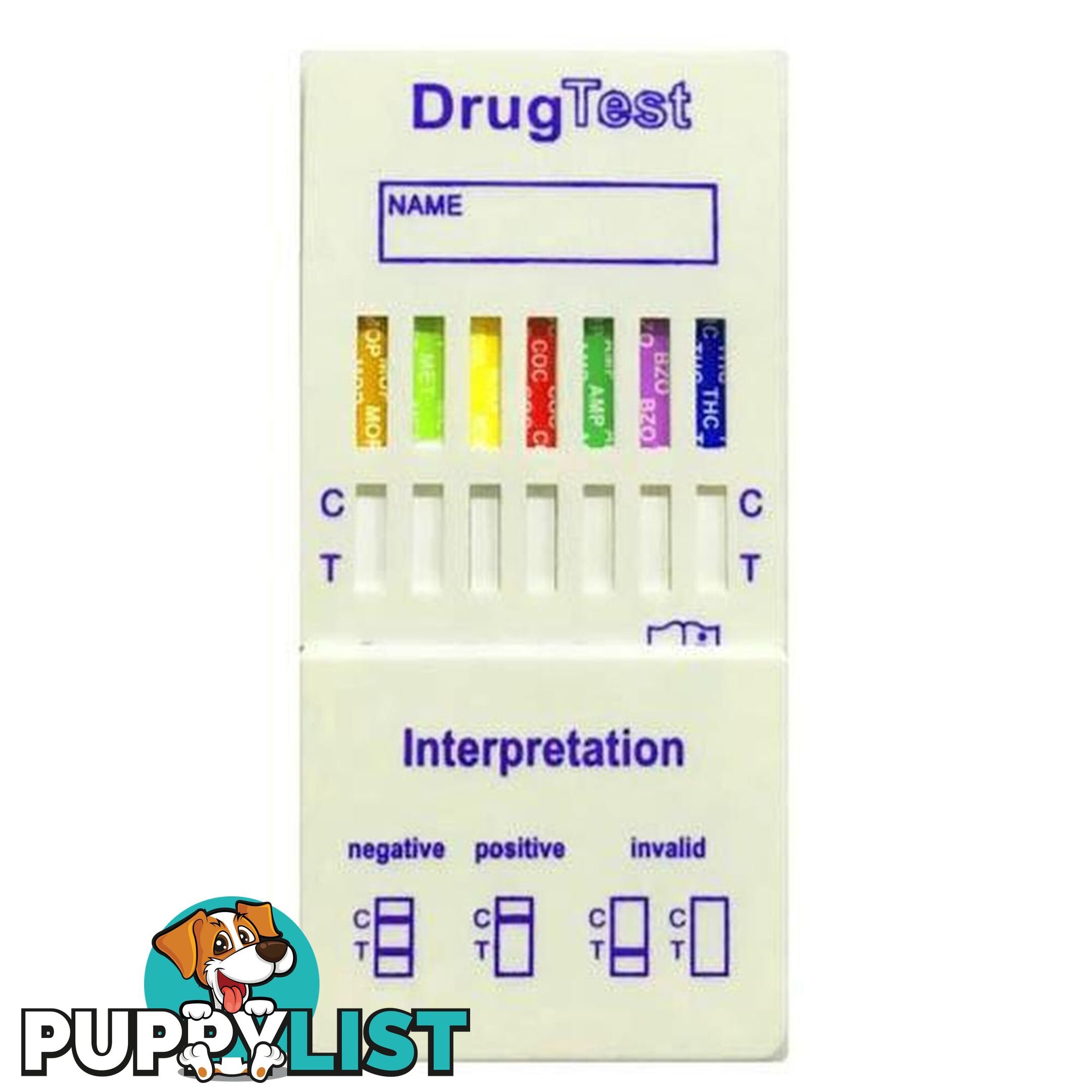 Saliva Drug Test Kit 7-in-1 - Unbranded - 9476062098575