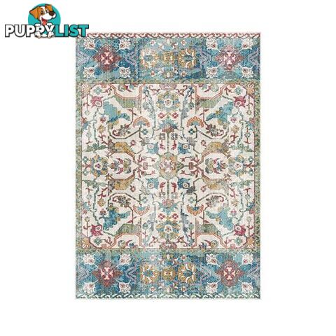 Heat Set Opera Beige Blue Rug - Unbranded - 9476062085995