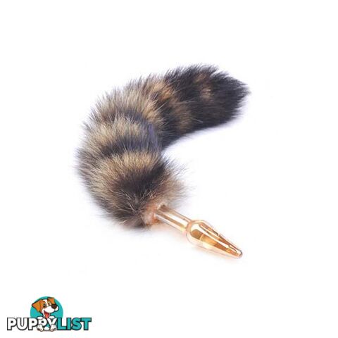 Glass Anal Plug With Fox Tail - Adult Toys - 7427046239936