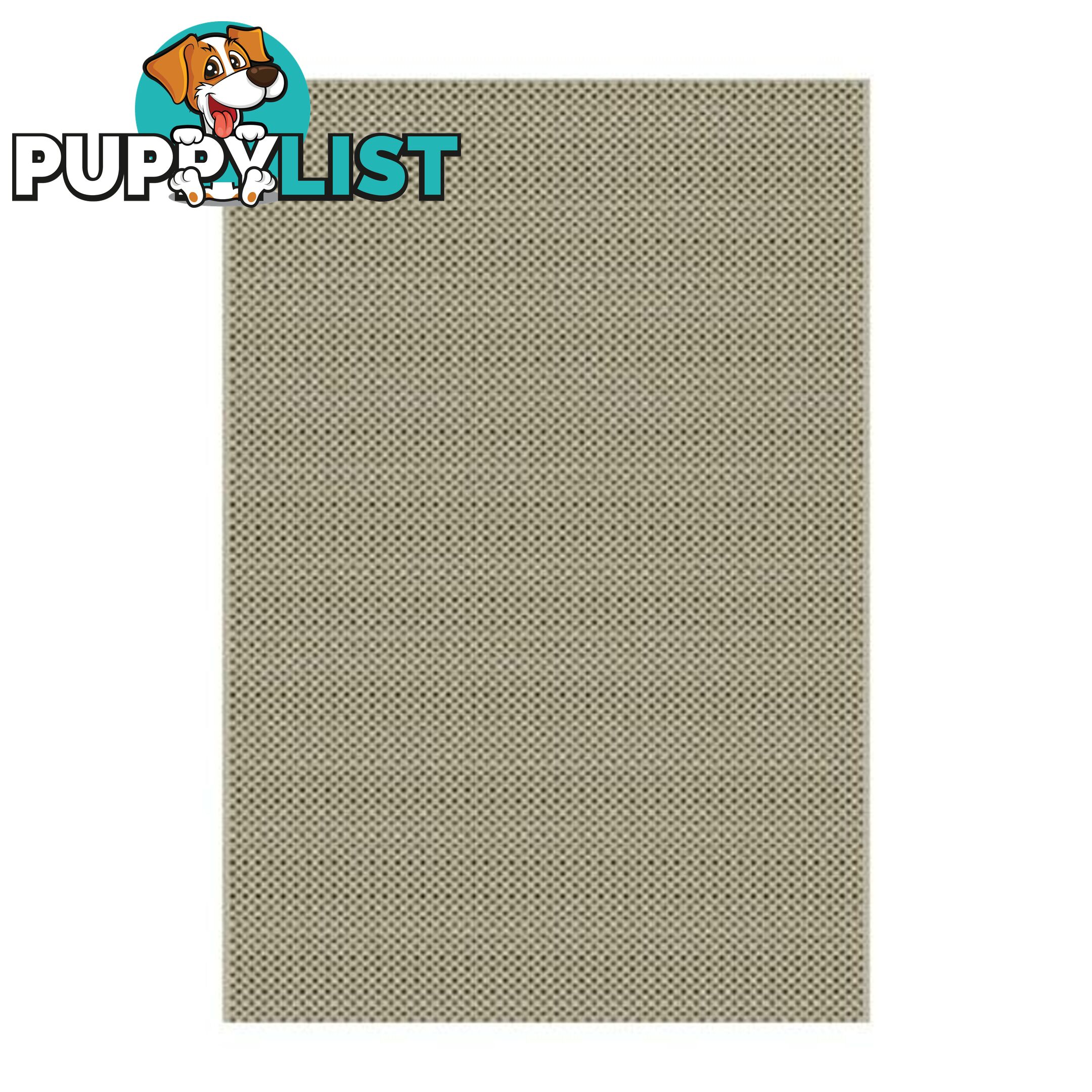 Polypropylene Twine Cream Grey Rug - Unbranded - 787976630737