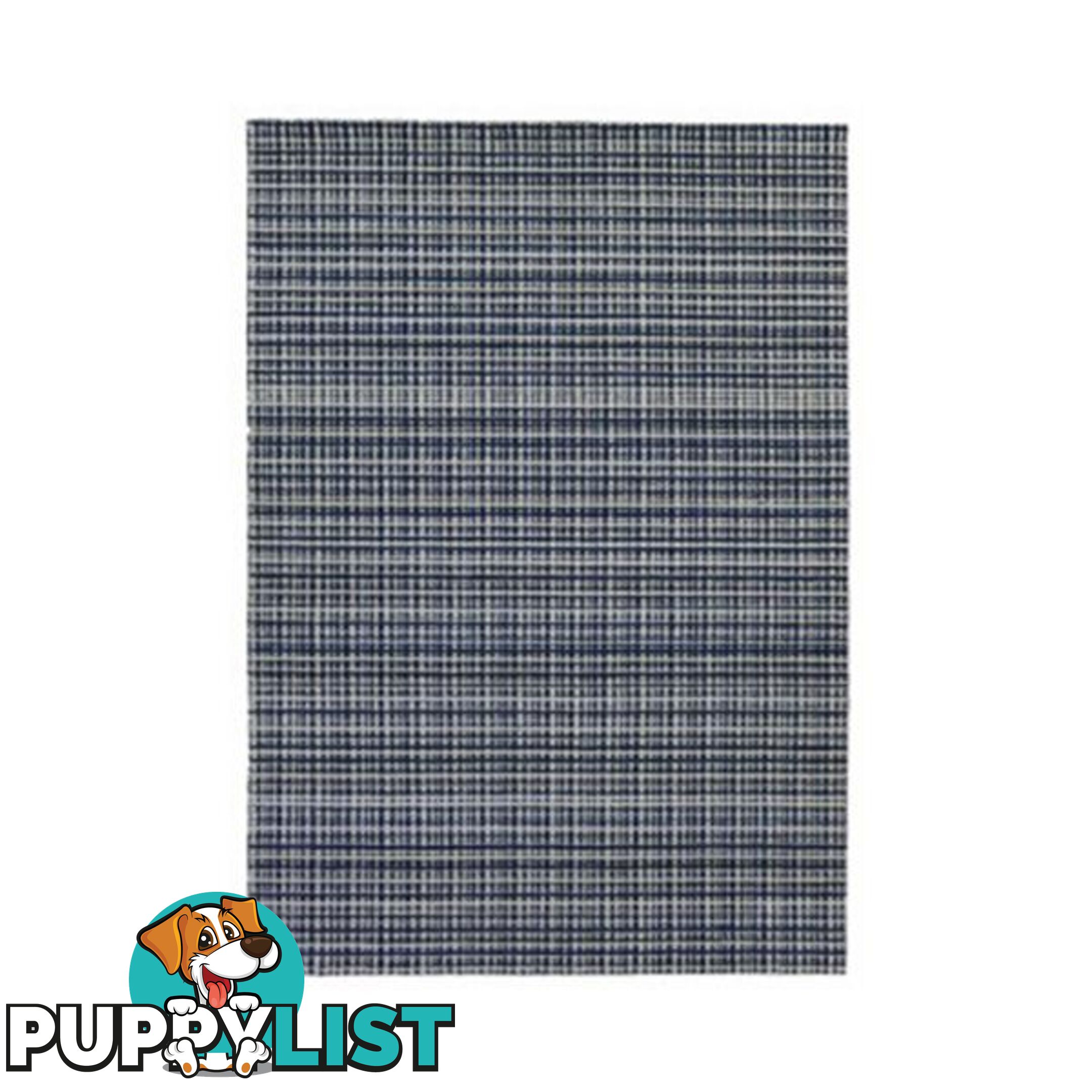 Grid Blue Handmade Rug 160 X 230 Cm - Unbranded - 787976622718