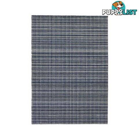 Grid Blue Handmade Rug 160 X 230 Cm - Unbranded - 787976622718