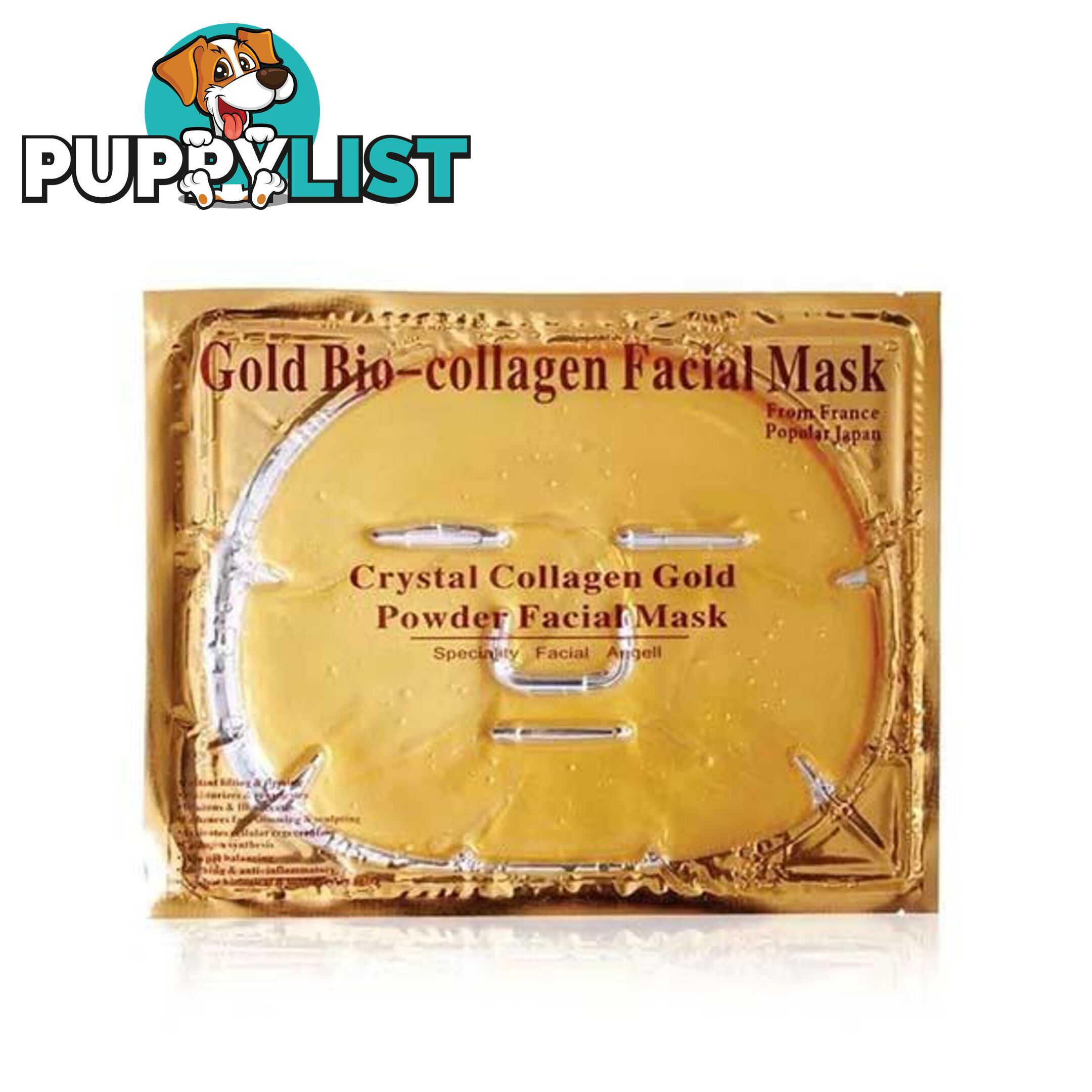 1X Sample Gold Bio Collagen Facial Mask Lifting Anti Ageing - Face Mask - 7427046182614