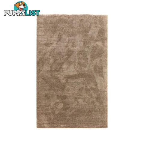 Heat Set Polyester Vogue Beige Rug - Unbranded - 787976630416