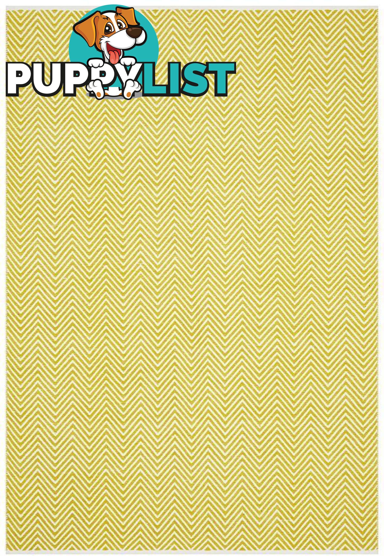 Spirit Chevron Yellow Rug - Unbranded - 7427046369664