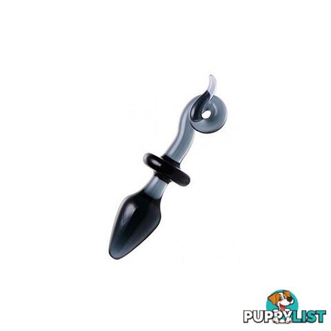 Swine Pig Tail Glass Anal Plug - Adult Toys - 848518012050