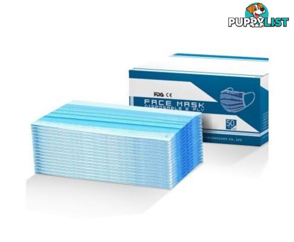 Disposable Face Mask Anti Flu Dust Masks Anti Pm2 5 3 Layer Protective - Unbranded - 9355720048780