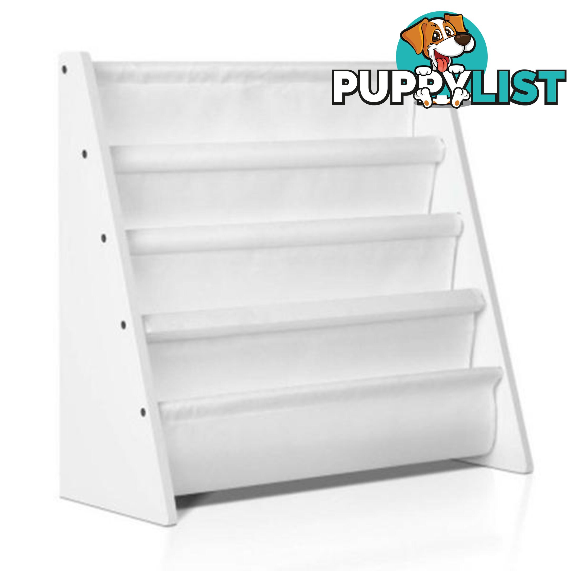 Kids Bookshelf - White - Keezi - 9350062137338