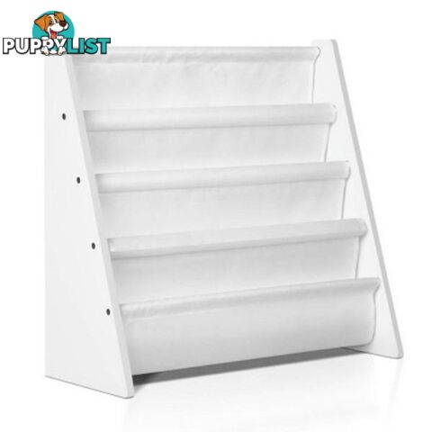 Kids Bookshelf - White - Keezi - 9350062137338