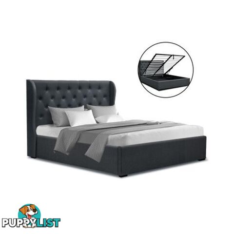 Artiss Double Full Size Gas Lift Bed Frame Base With Storage Mattress - Artiss - 7427046173957