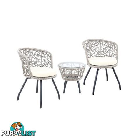 Gardeon Outdoor Patio Chair and Table - Gardeon - 9350062185933