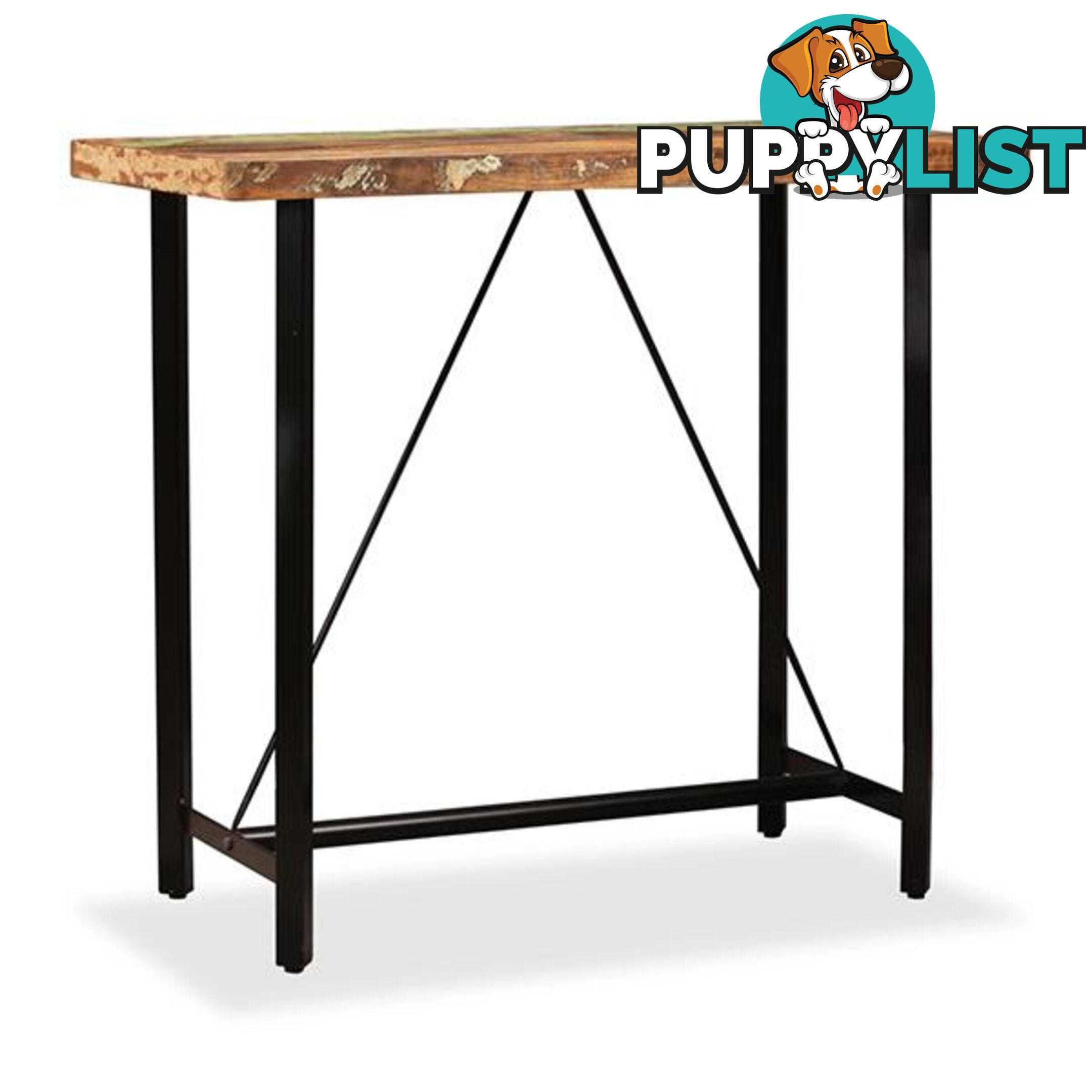 Bar Table Solid Reclaimed Wood - Unbranded - 7427046166614