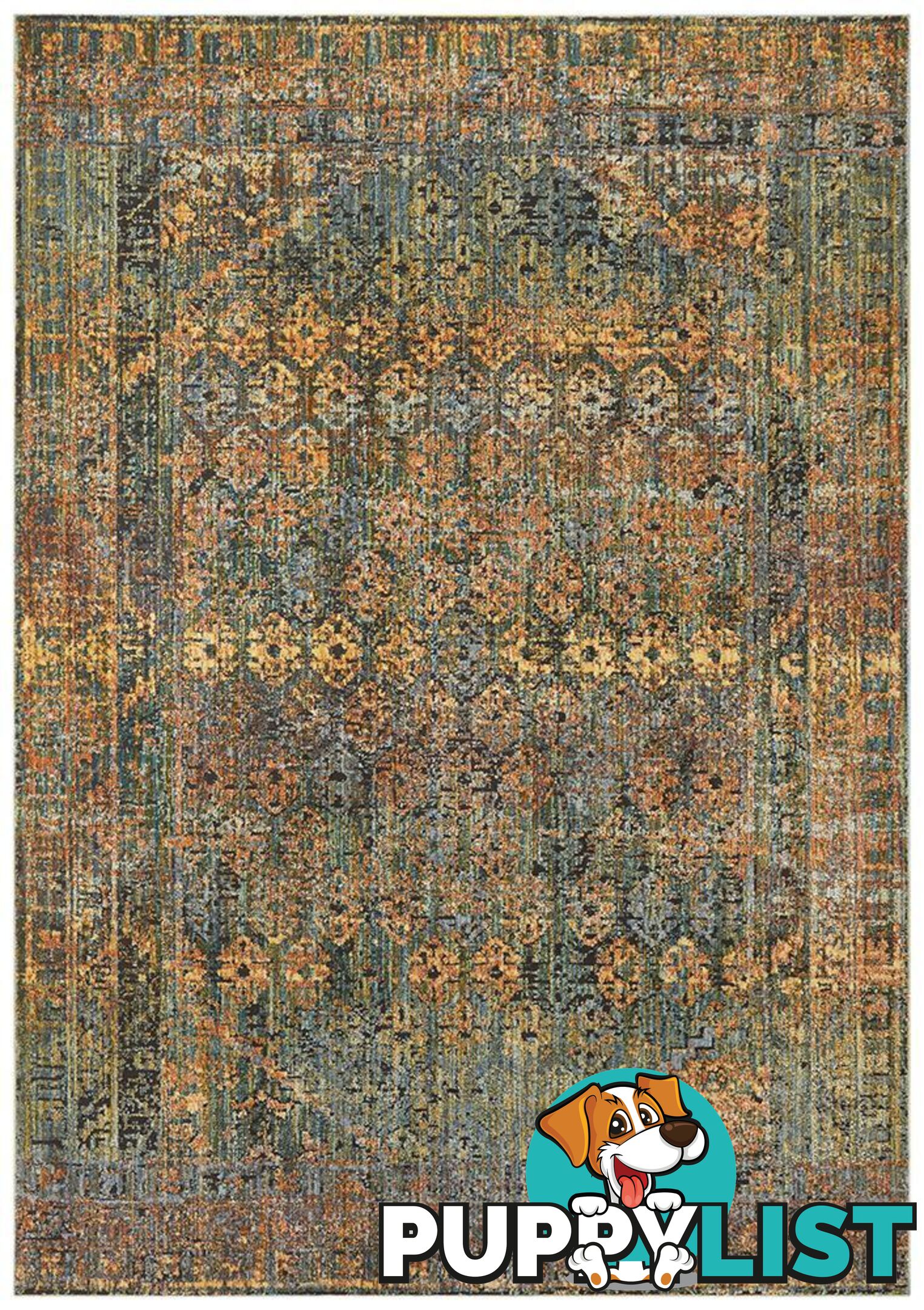 Jezebel Fluid Daylight Modern Blue Rug - Unbranded - 9375321827683