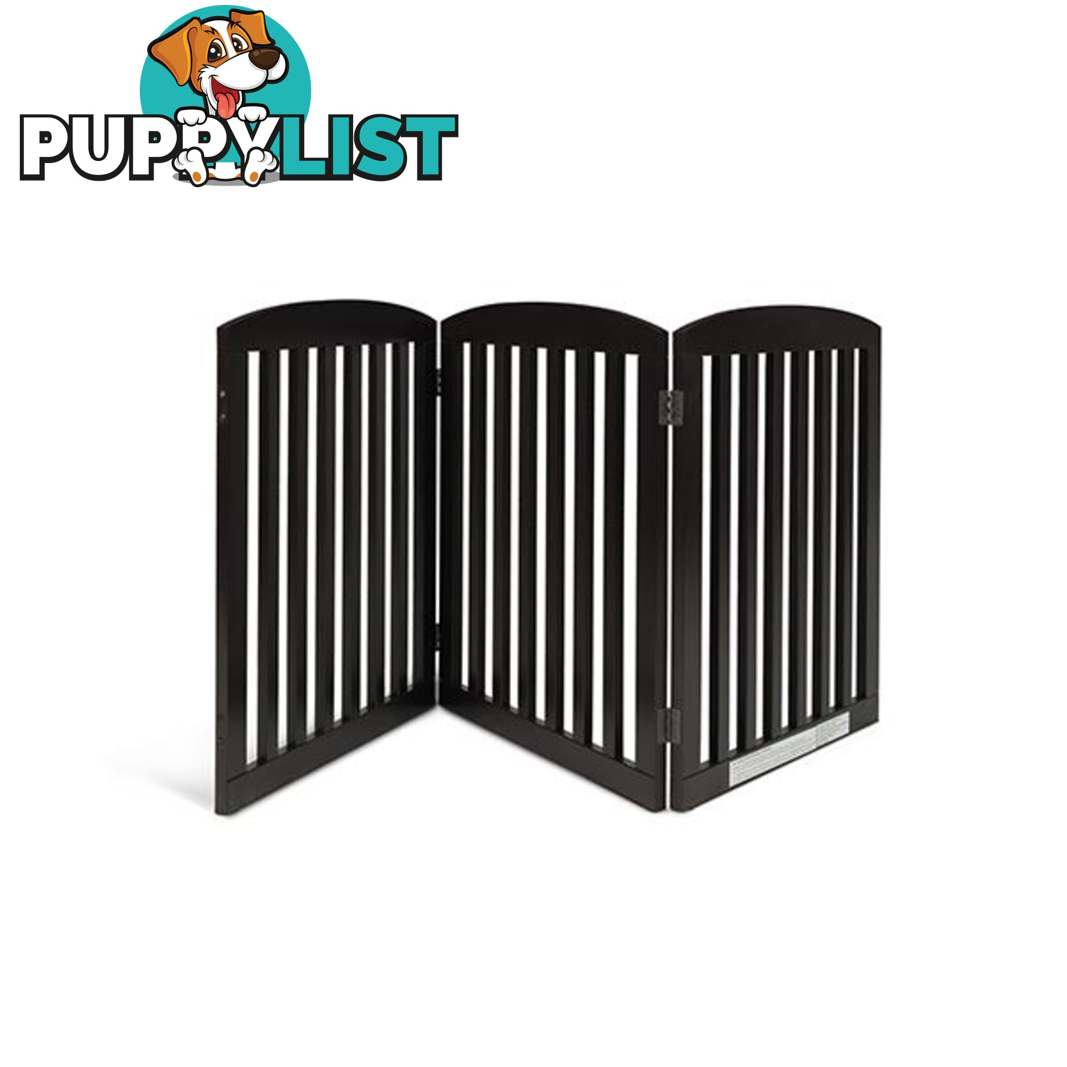 Freestanding Wooden Pet Gate 3 Panel Foldable Fence - Unbranded - 9476062140724