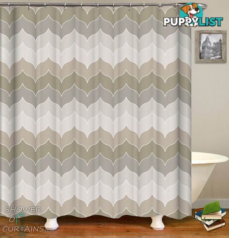 Pastel Grey Shower Curtain - Curtain - 7427046289986