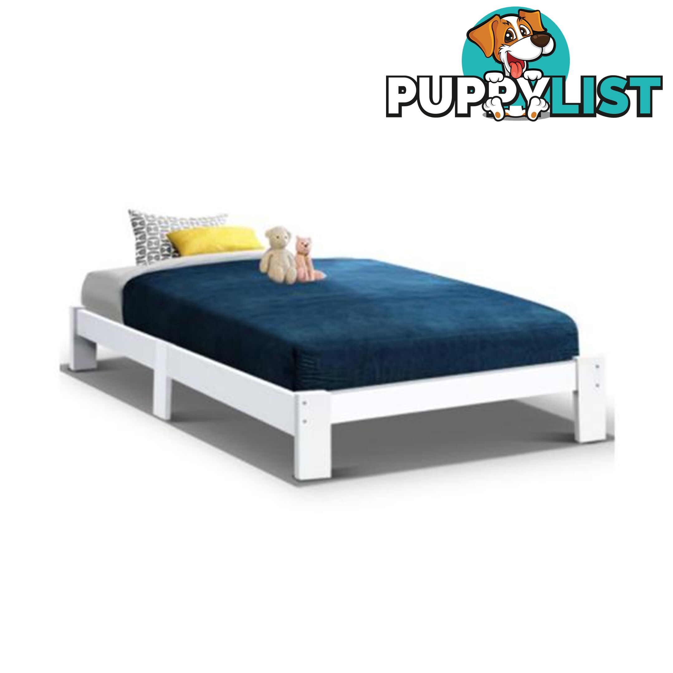 Artiss Bed Frame Single Wooden Bed Base Frame Size Jade - Artiss - 9355720017892