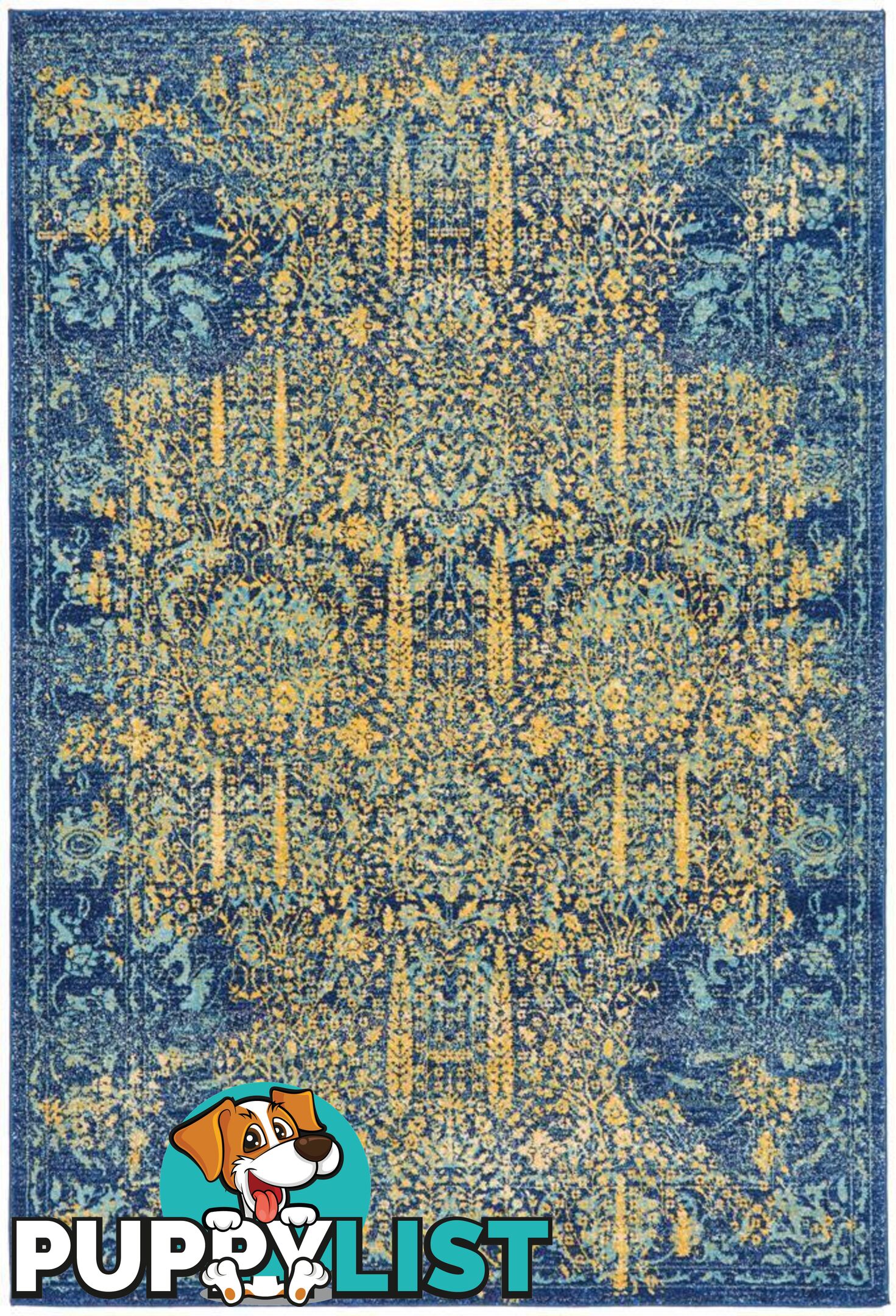 Radiance Royal Blue Rug - Unbranded - 9375321886420