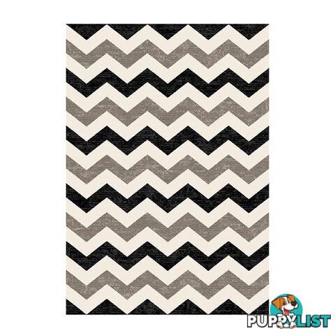 Infinity Chevron Black Rug - Unbranded - 7427005889509