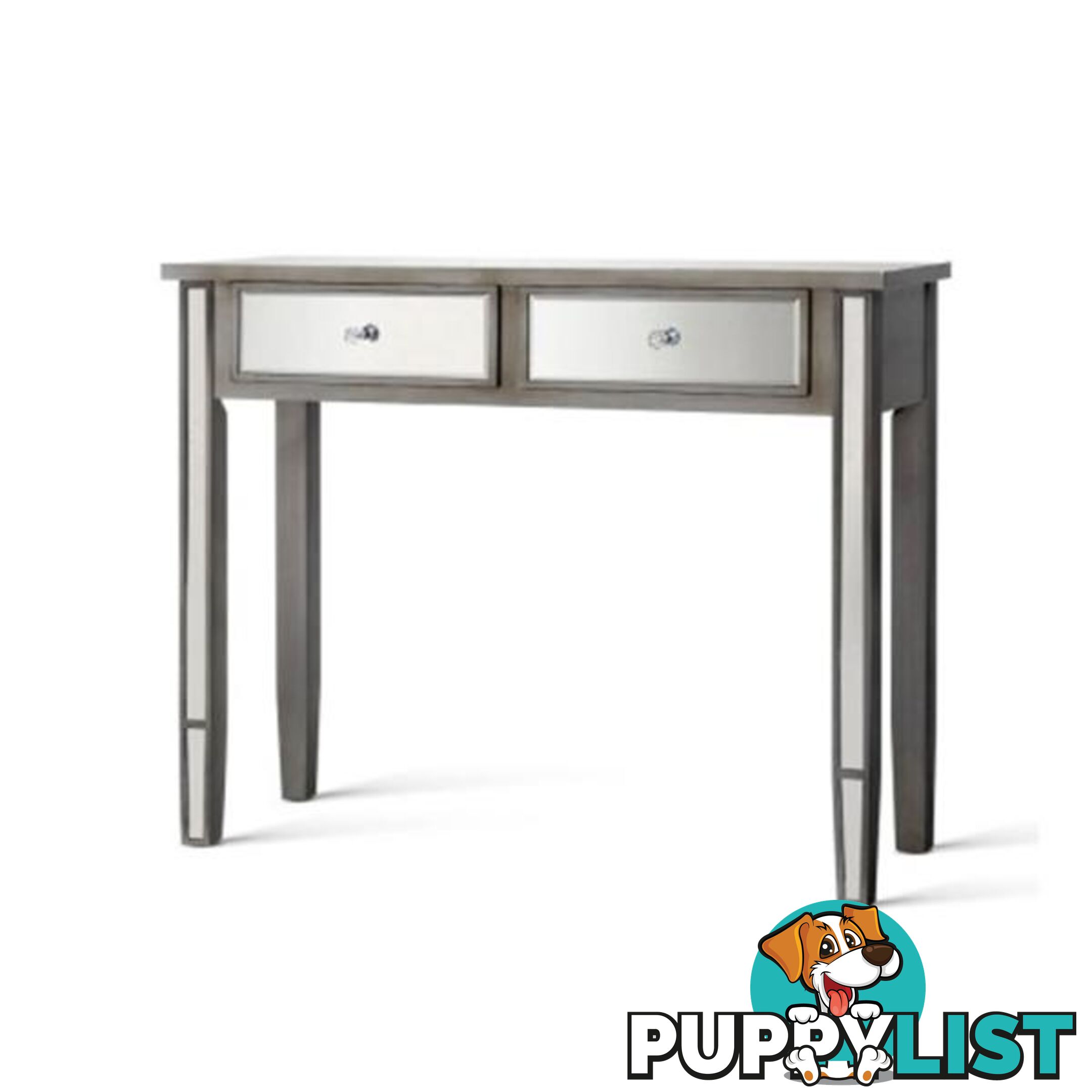 Mirrored Furniture Dressing Console Hallway Table Drawers Sideboard - Artiss - 9350062258828