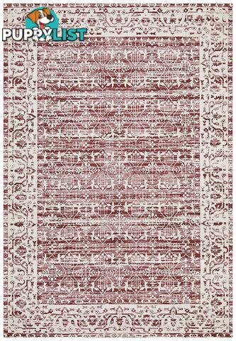 Magnolia Border Rose Rug - Unbranded - 9375321879873