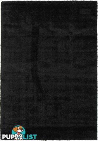 Puffy Soft Shag Black Rug - Unbranded - 7427046303583