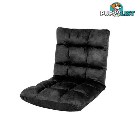 Adjustable Cushioned Floor Gaming Lounge Chair 100 X 50 X 12 Cm Black - Floor Lounge - 7427005892004