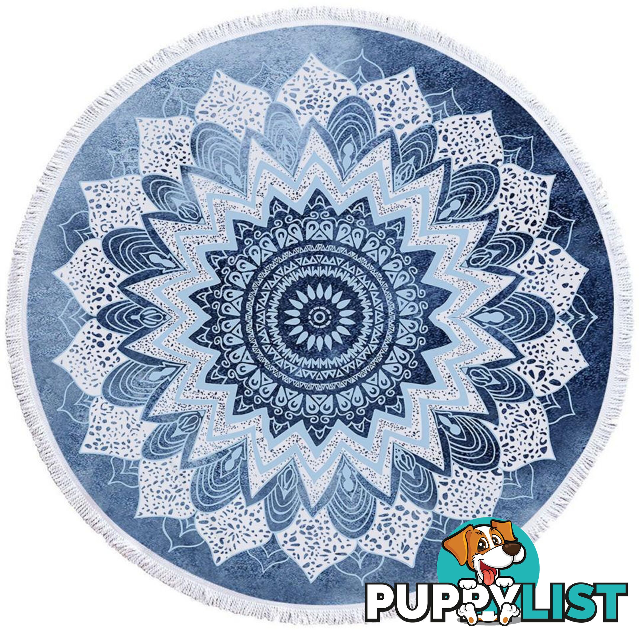 Ocean Mandala Beach Towel - Towel - 7427046325417