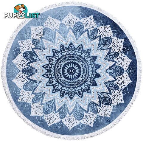 Ocean Mandala Beach Towel - Towel - 7427046325417