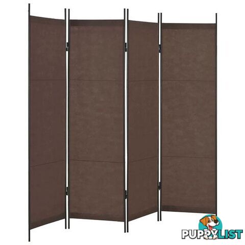 Brown Room Divider Four Panel - Unbranded - 9476062108236